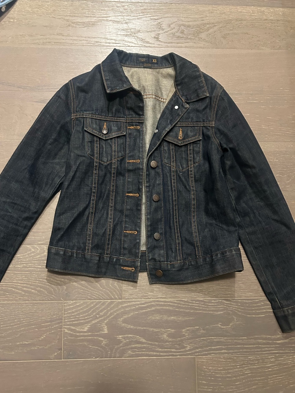 J. Crew Dark Indigo Denim Jacket - XS